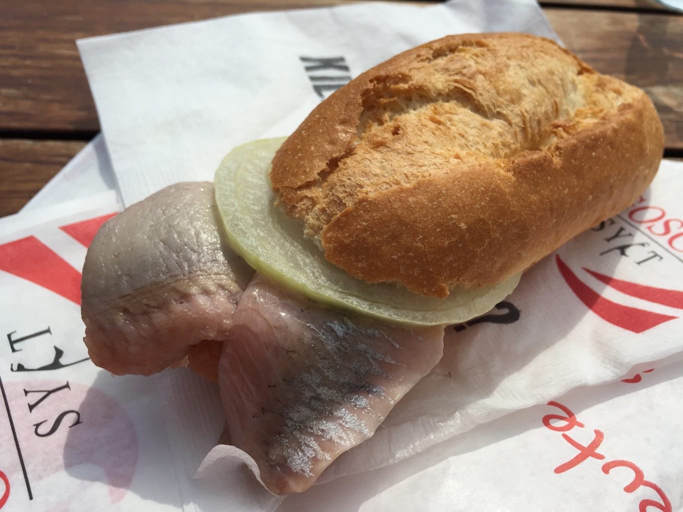 Fischbrötchen in List auf Sylt