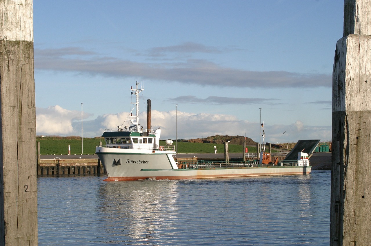 Fähre an der Nordsee