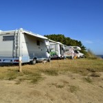 Wohnmobile am Meer