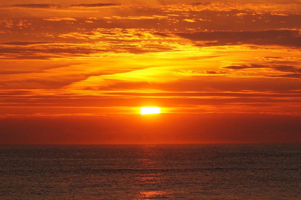 Sonnenuntergang auf Sylt