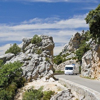 Wohnmobil an der Côte D´Azur