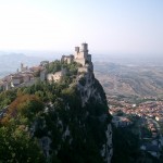 Ein Berg in San Marino