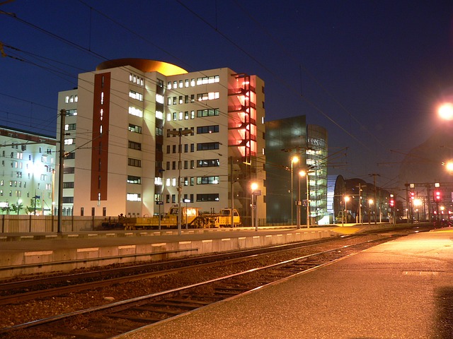 Nachtaufnahme Grenoble