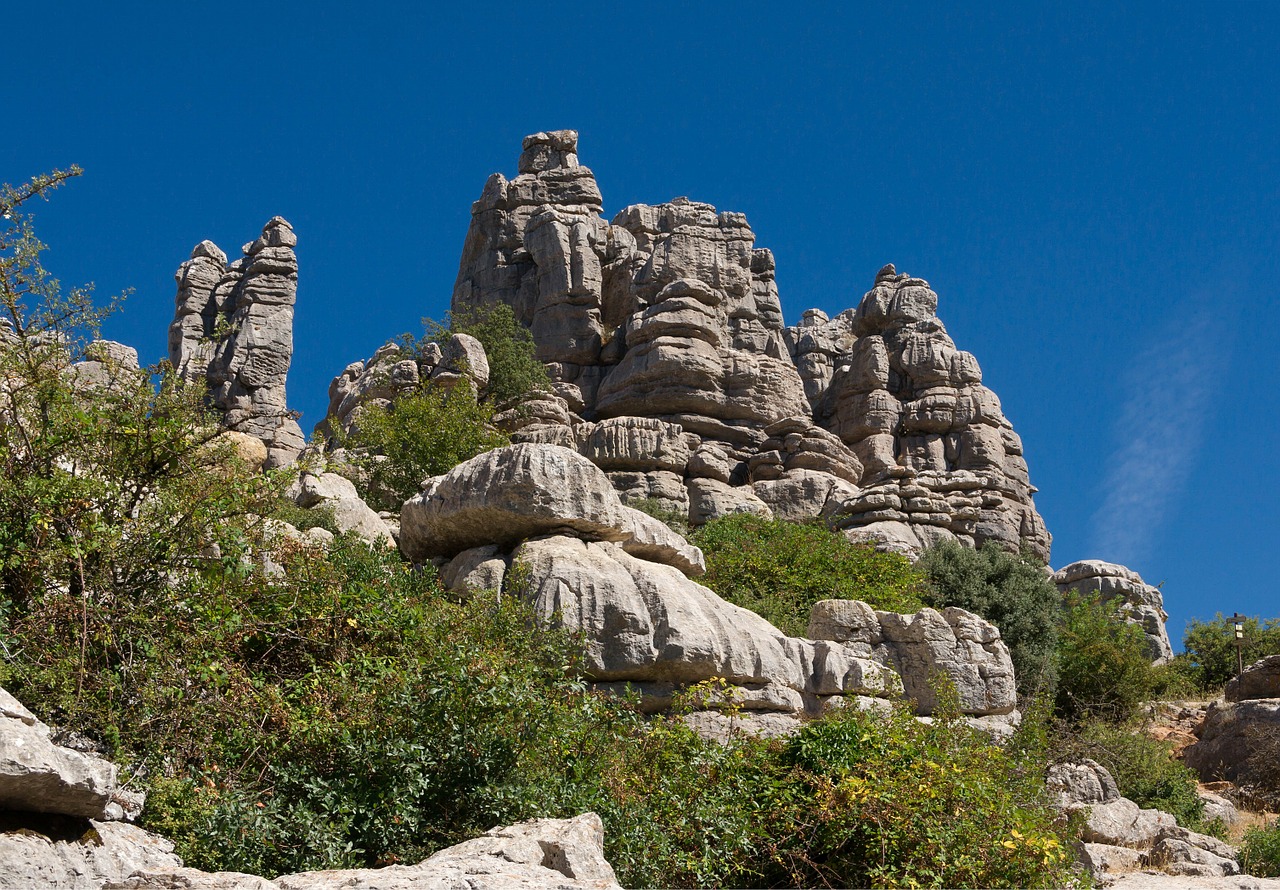 Felsige Landschaft in Andalusien