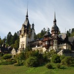 Eine Burg in Rumänien