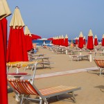 Badestrand in Rimini