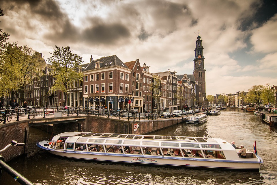 Kanal in Amsterdam