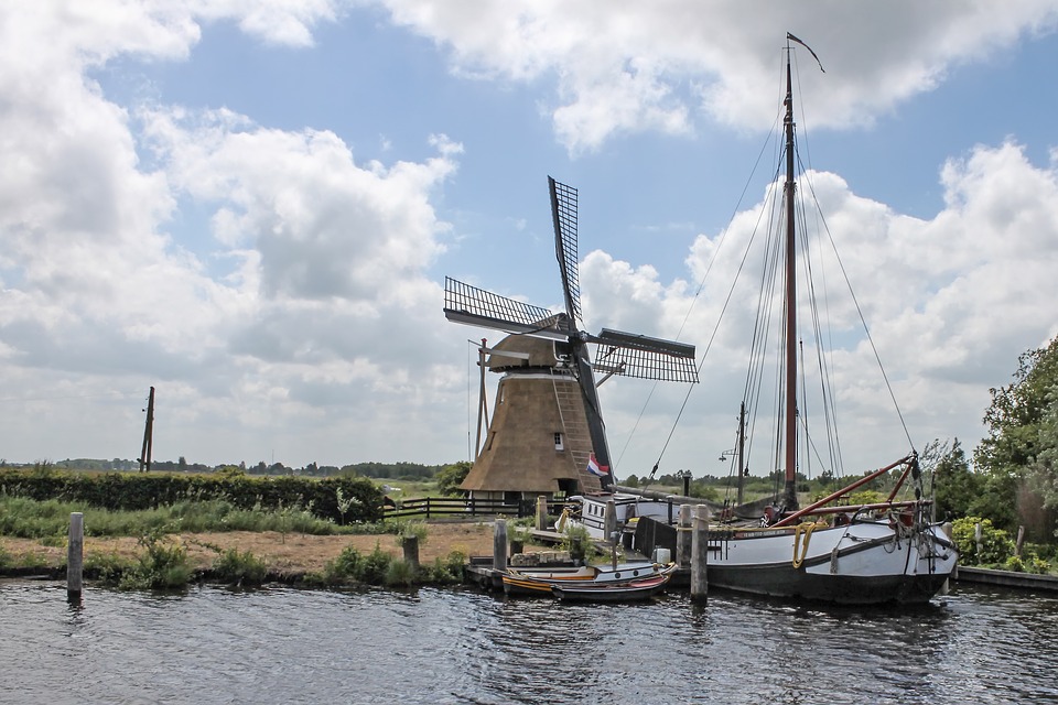Windmühle Ijsselmeer
