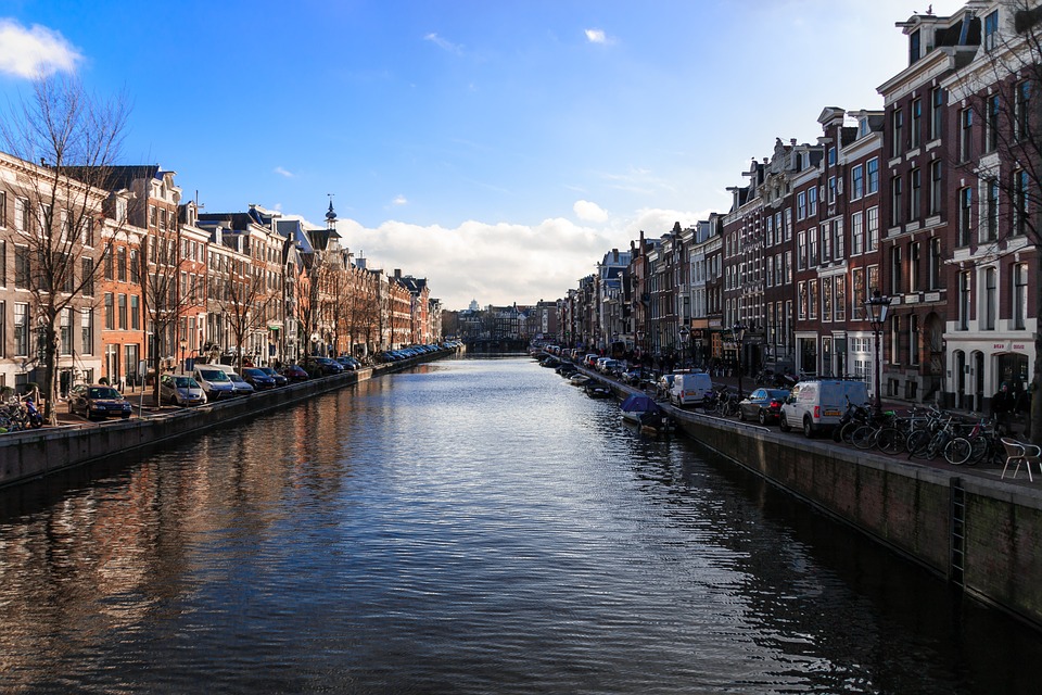 Kanal in Amsterdam