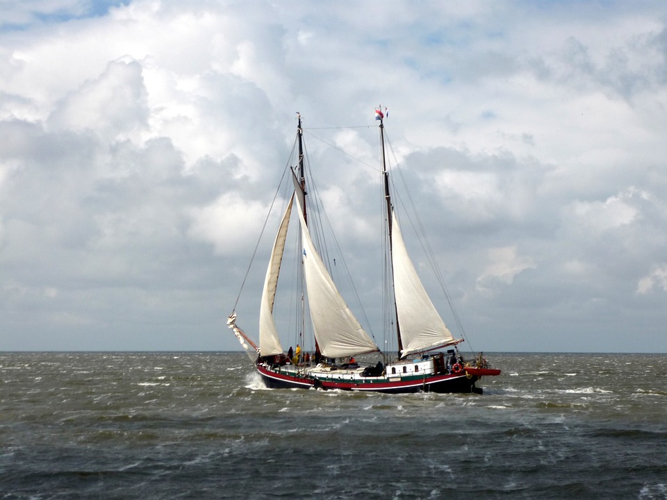 Segelboot auf dem Ijsselmeer