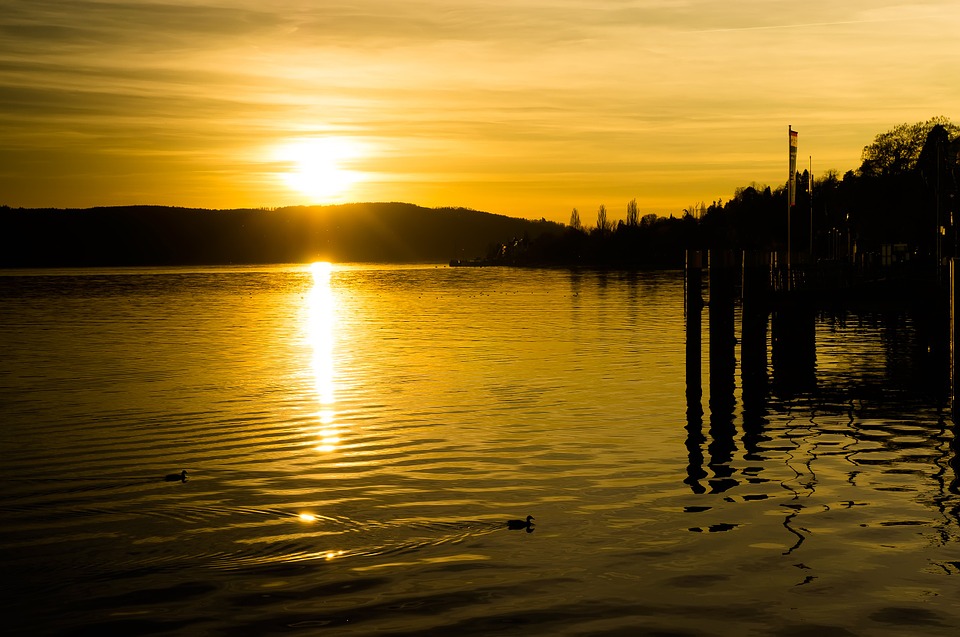 Sonnenuntergang Bodensee