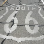 route 66 Straßenmarkierung