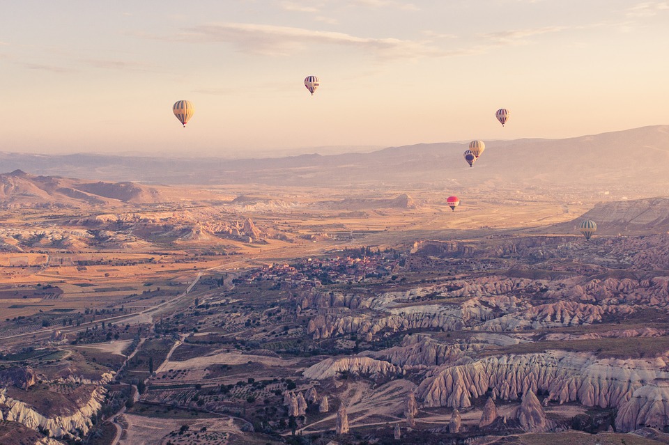 Heißluftballons über Anatolien