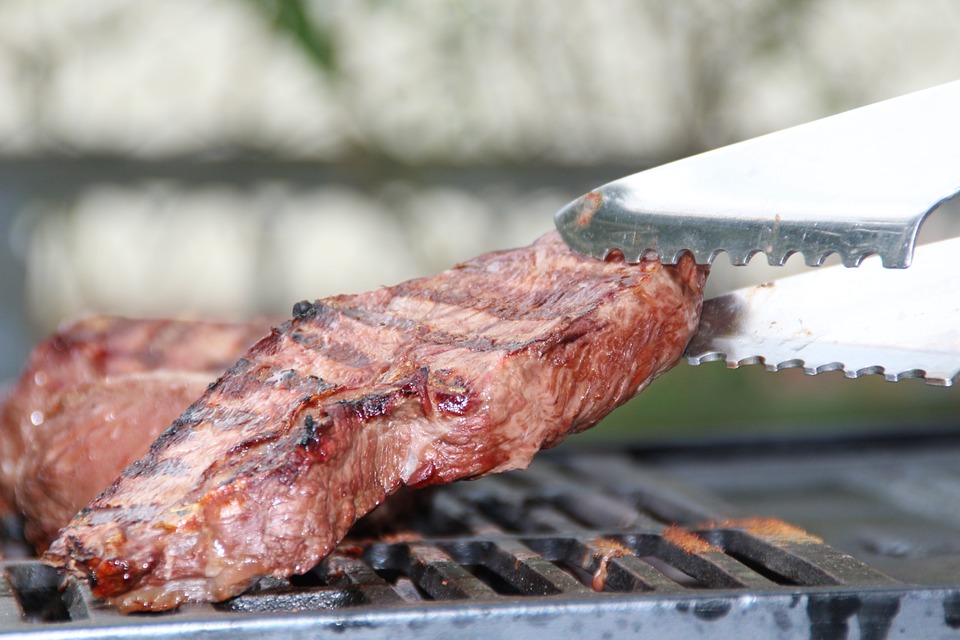 Steak auf Grill