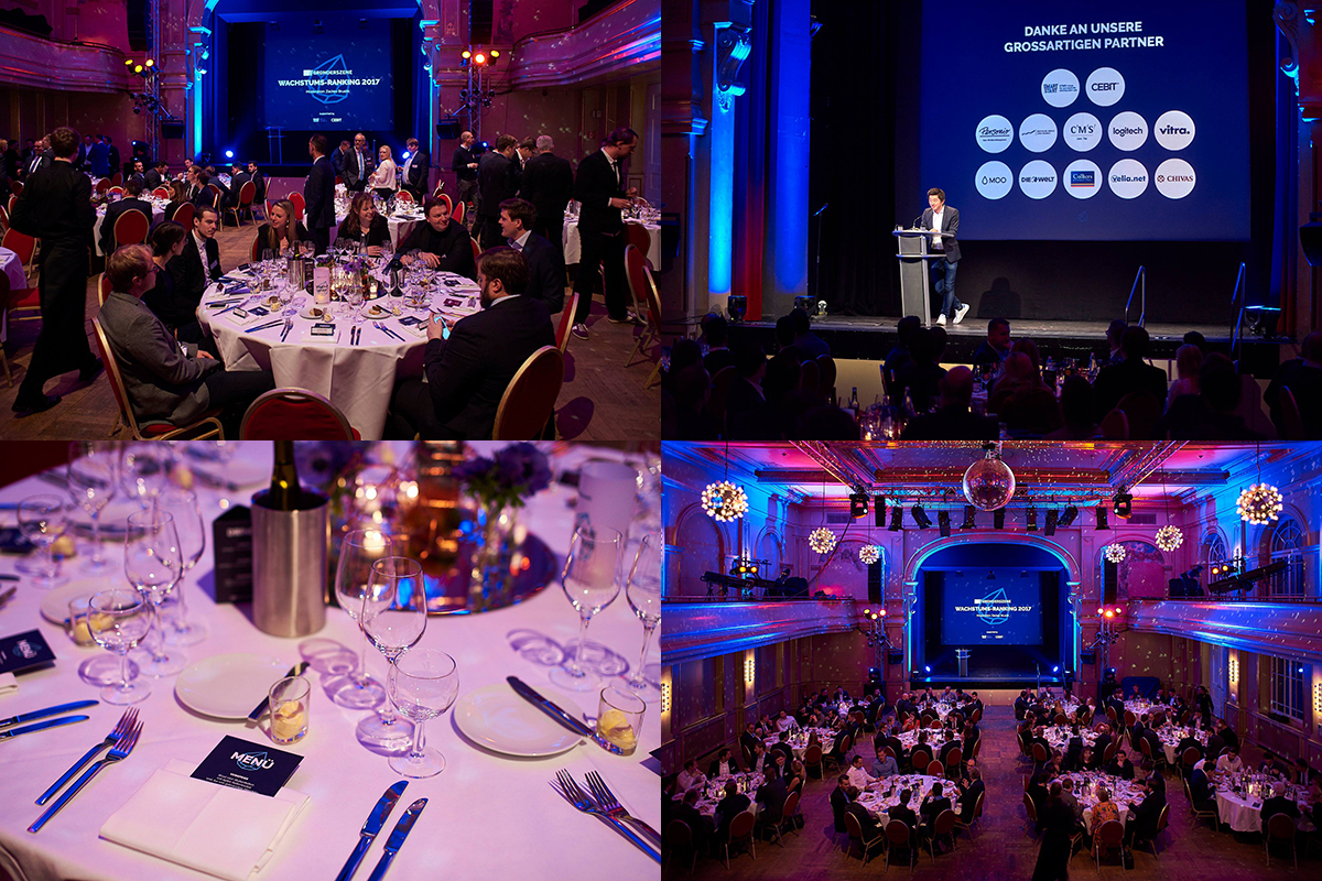 Impressionen vom Gründerszene Ranking Dinner