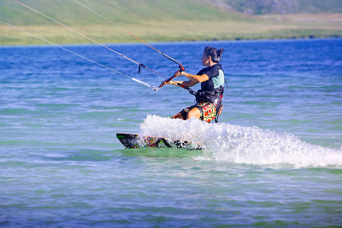 Kitesurfer auf dem Steinhuder Meer