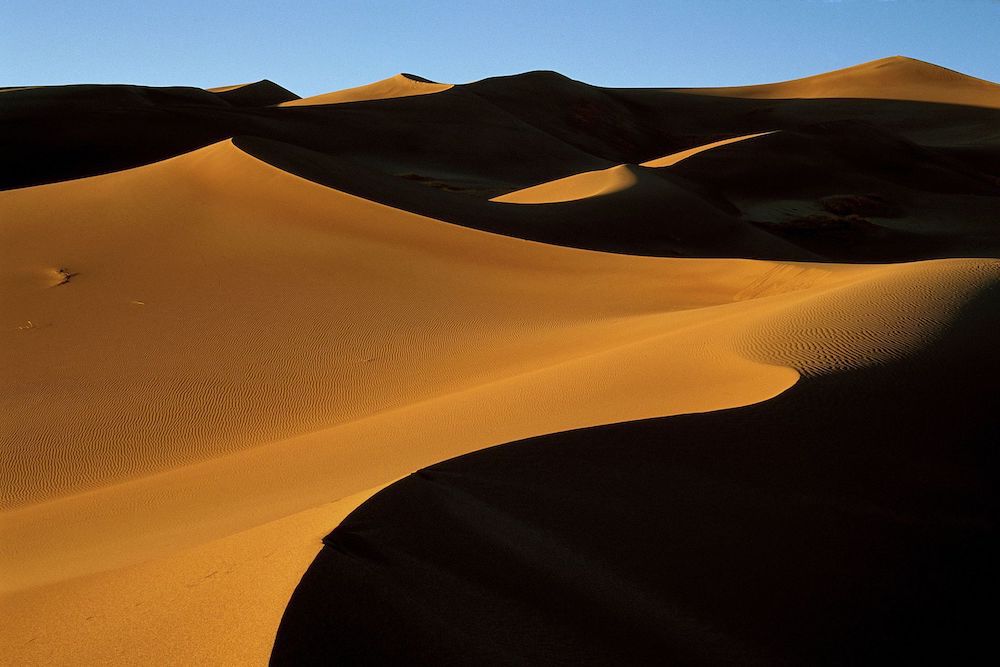  Riesige Sanddünen im Great Sand Dunes Nationalpark.