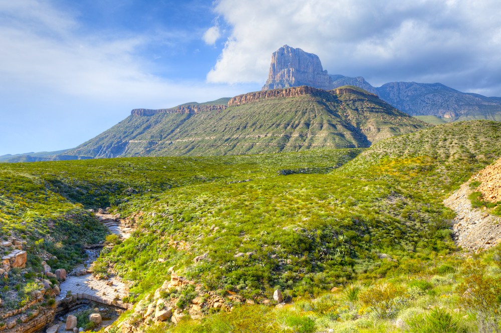 Der Gipfel von El Capitan im Guadalupe Mountains Nationalpark.