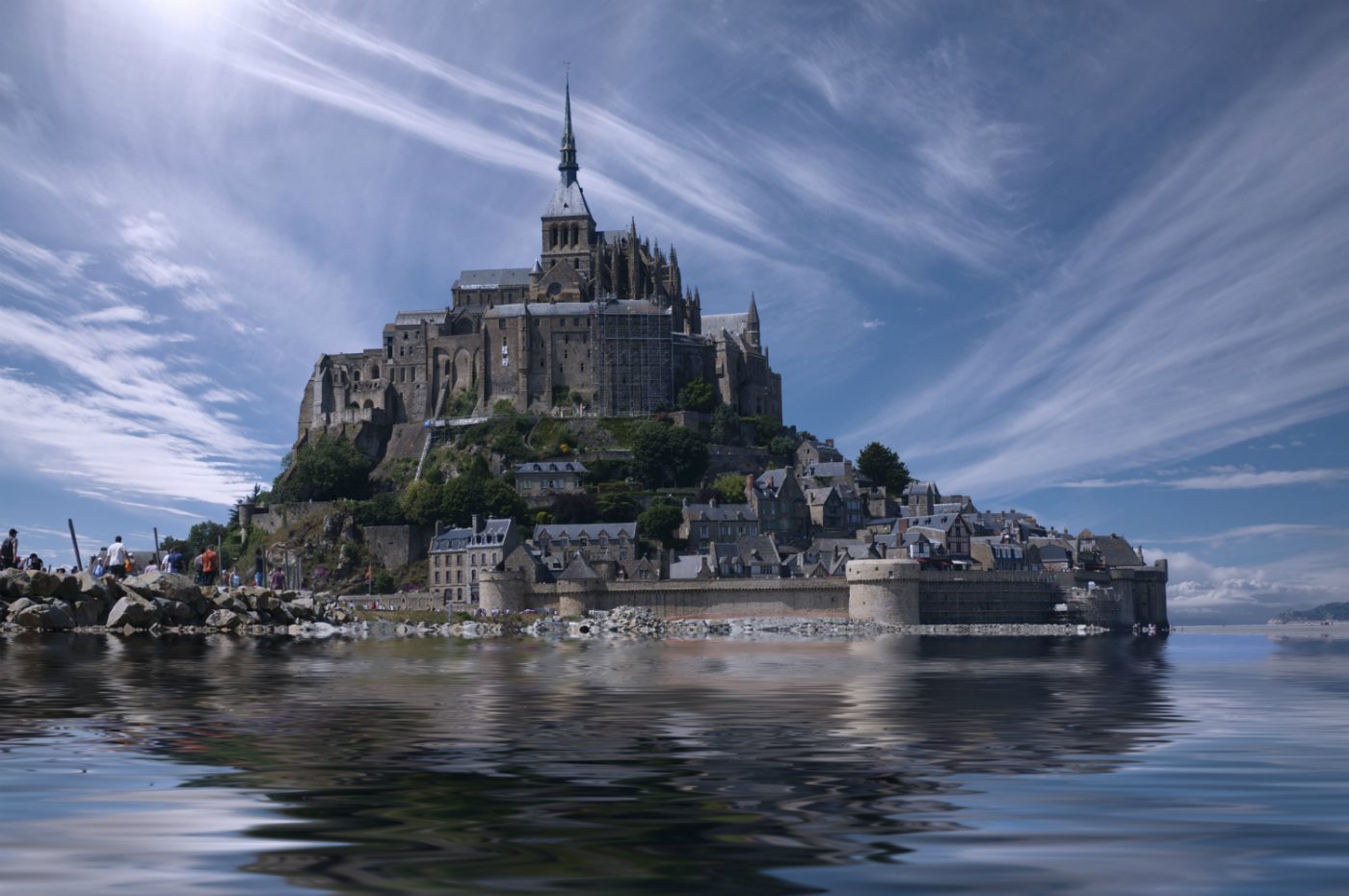 Die Insel Mont Saint-Michel 