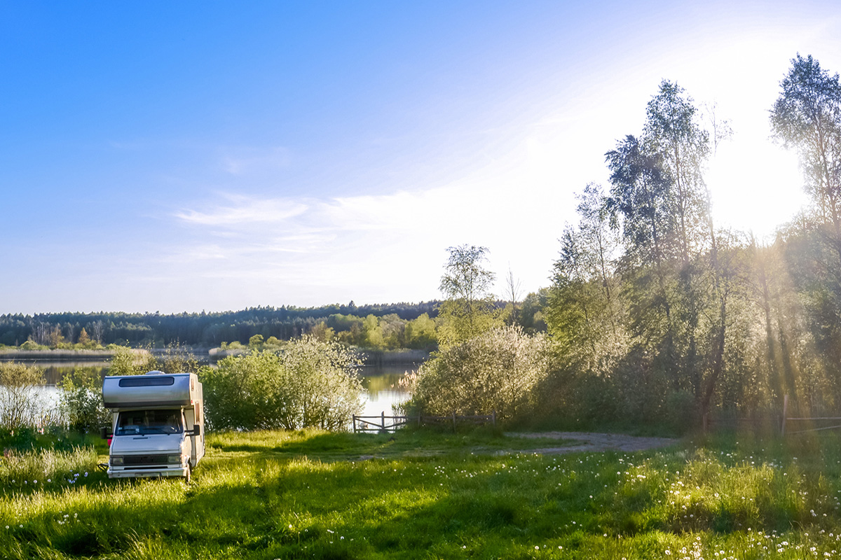 Beim Wohnmobilurlaub in Deutschland ist Wildcampen nicht erlaubt