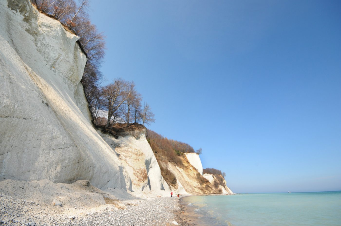 Steilküste auf Rügen.