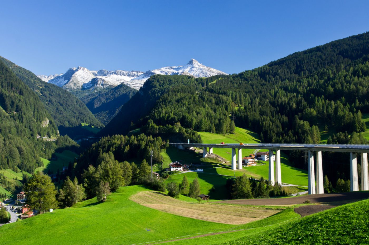 Der Brennerpass in Österreich