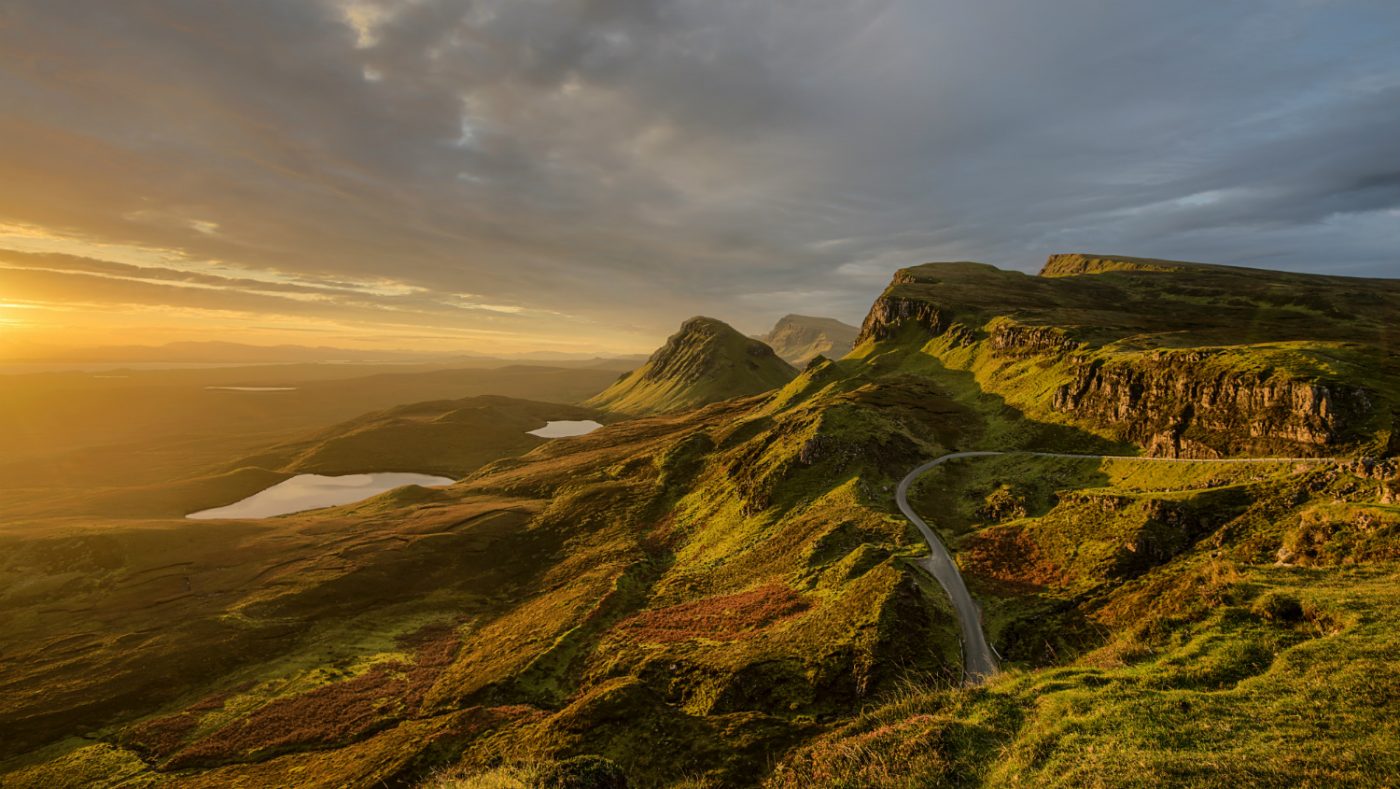 Felsige Landschaft in Großbritannien