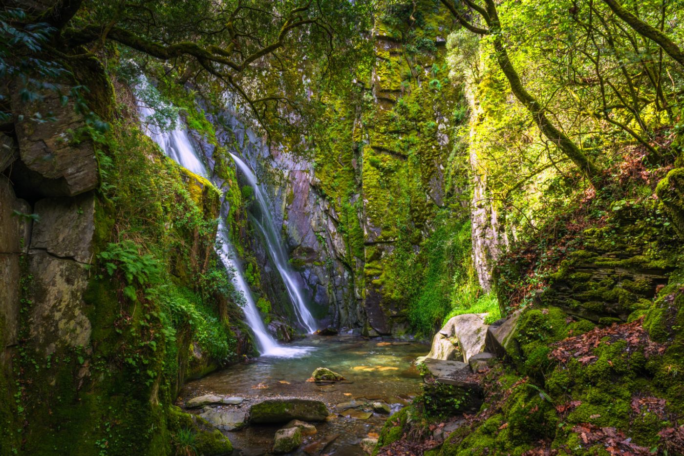 Der Wasserfall Cascata da Fraga da Pena