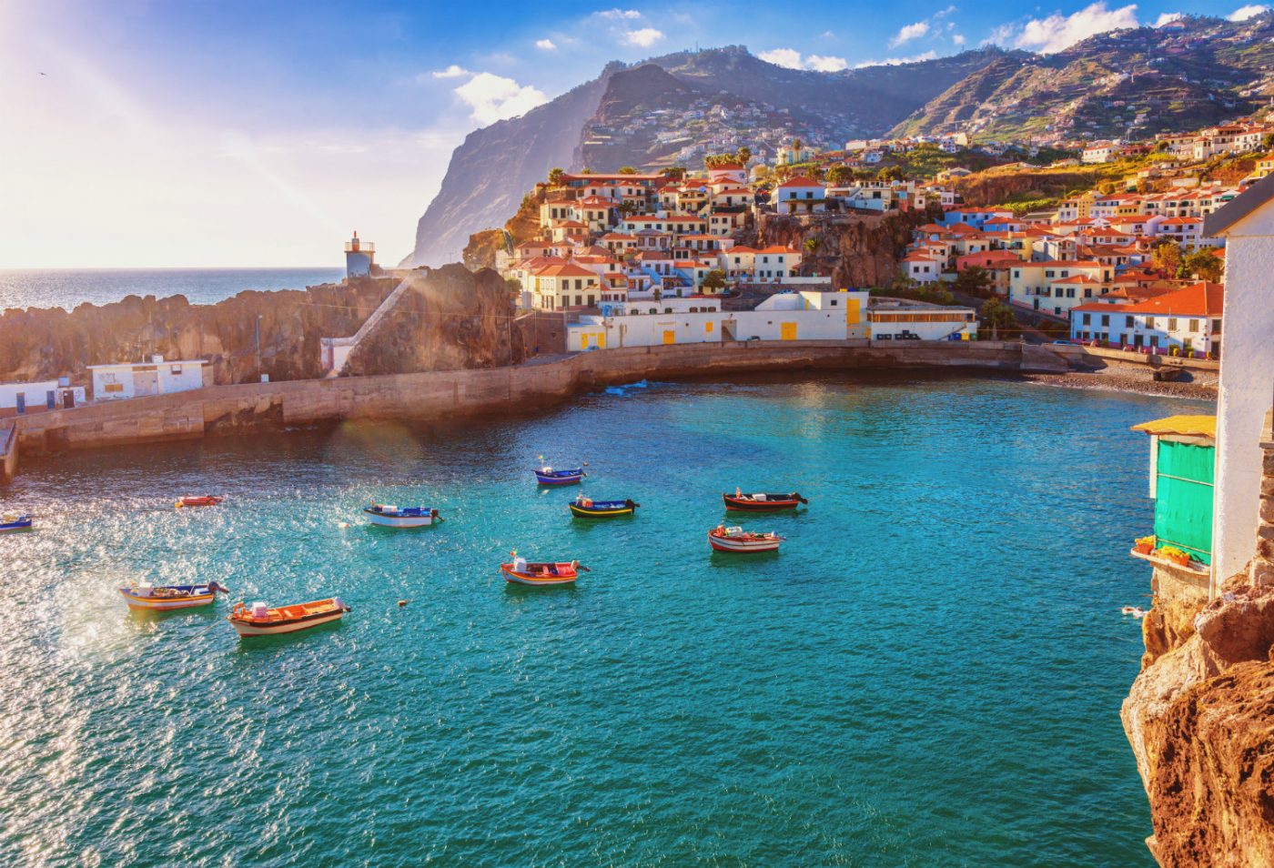 Städtchen am Meer auf Madeira.