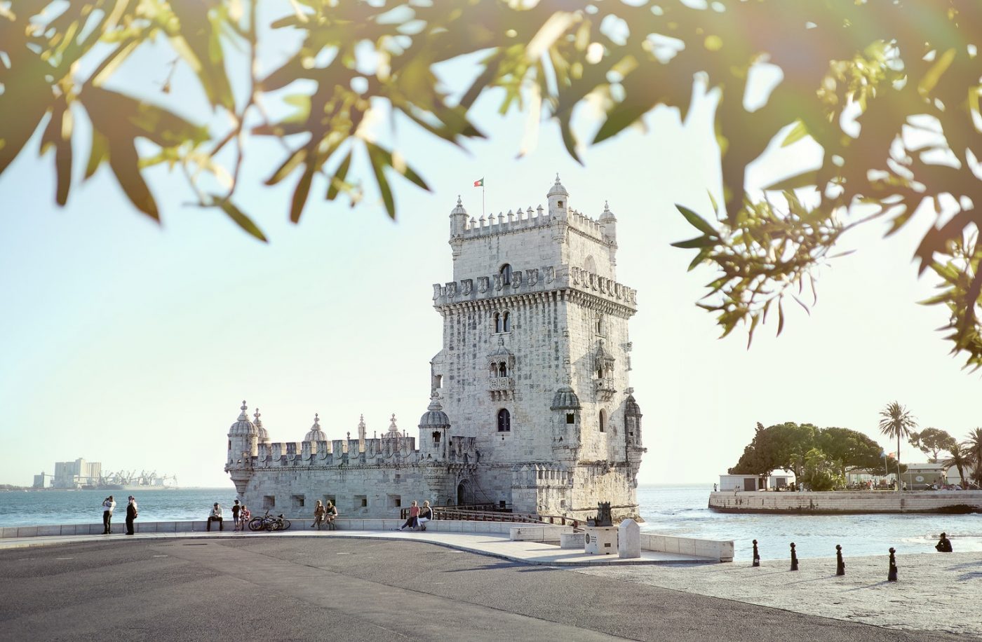 Der Torre de Belém in Lissabon, Portugal.