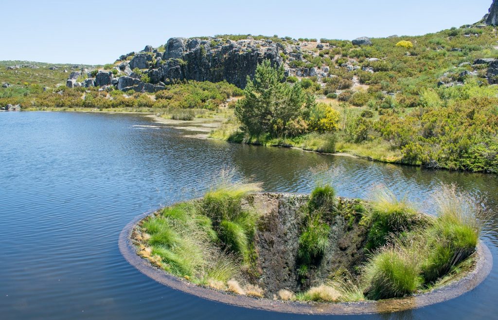 Gebirge Serra da Estrela in Portugal