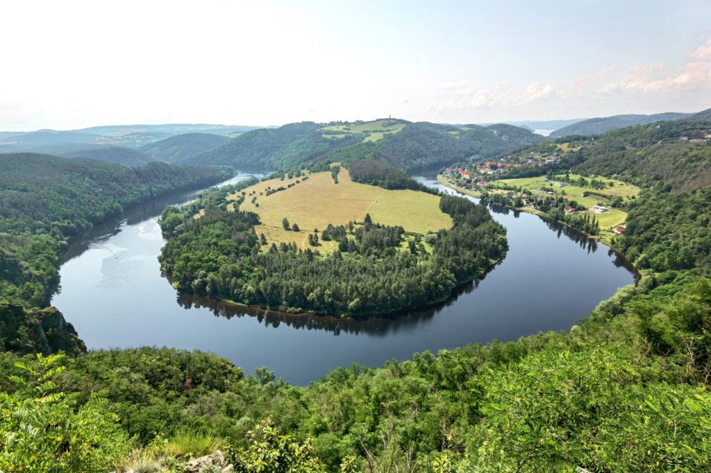 Flussschleife in Tschechien