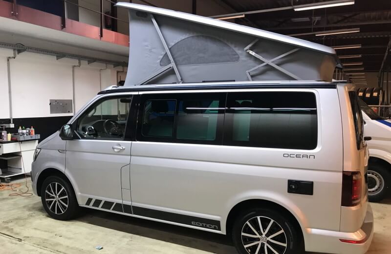 VW T6 Ocean mit Aufstelldach mieten