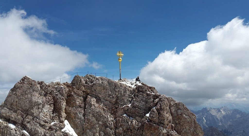 Gipfelkreuz der Zugspitze