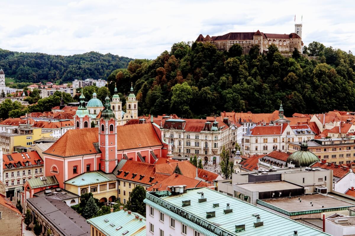 Stadtbild von Ljubljana