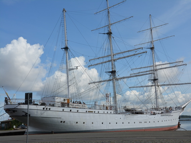 Museumsschiff Gorch Fock in Stralsund