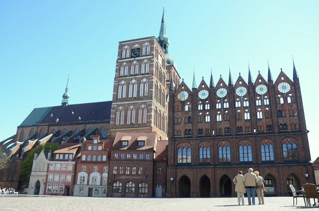 Das Rathaus von Stralsund