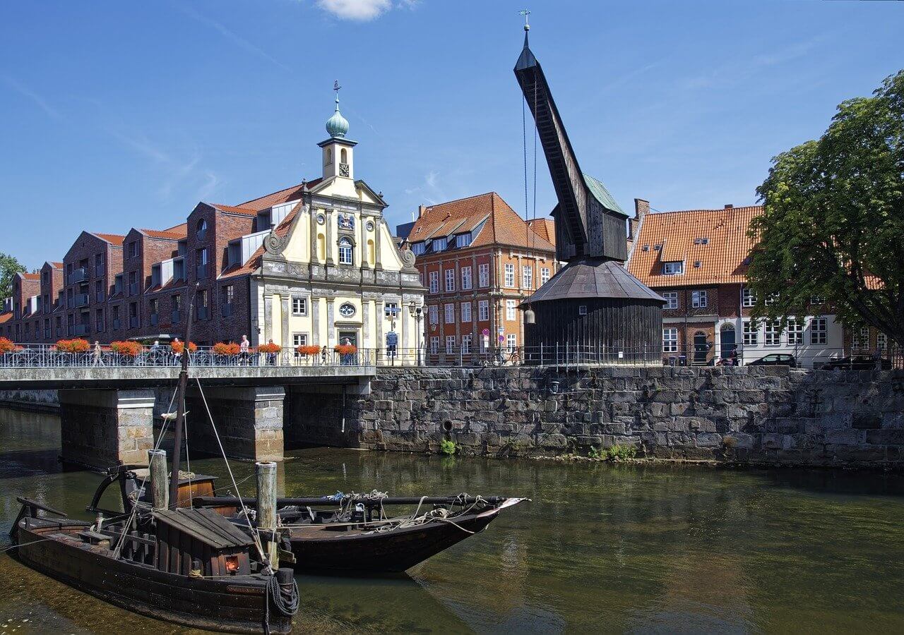 Der alte Kran von Lüneburg